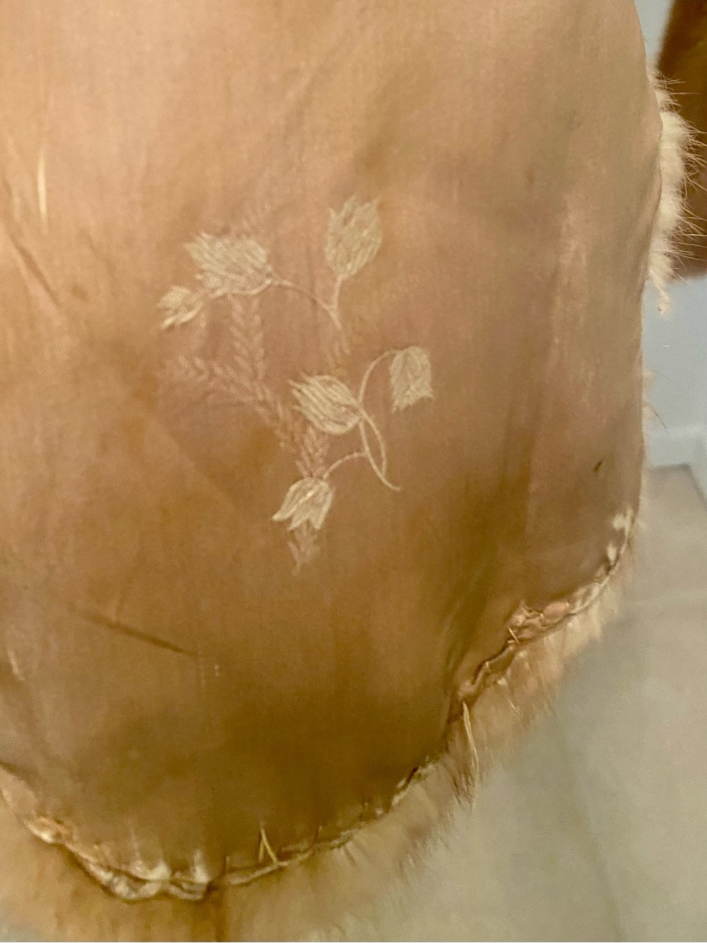 Vintage Genuine Mink Fur Stole Shawl Cape – Honey Blonde / Pastel Brown EUC - Picture 6 of 8